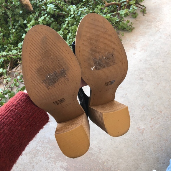 Kelsi Dagger Merrik Black Suede Block Heels - Picture 5 of 5